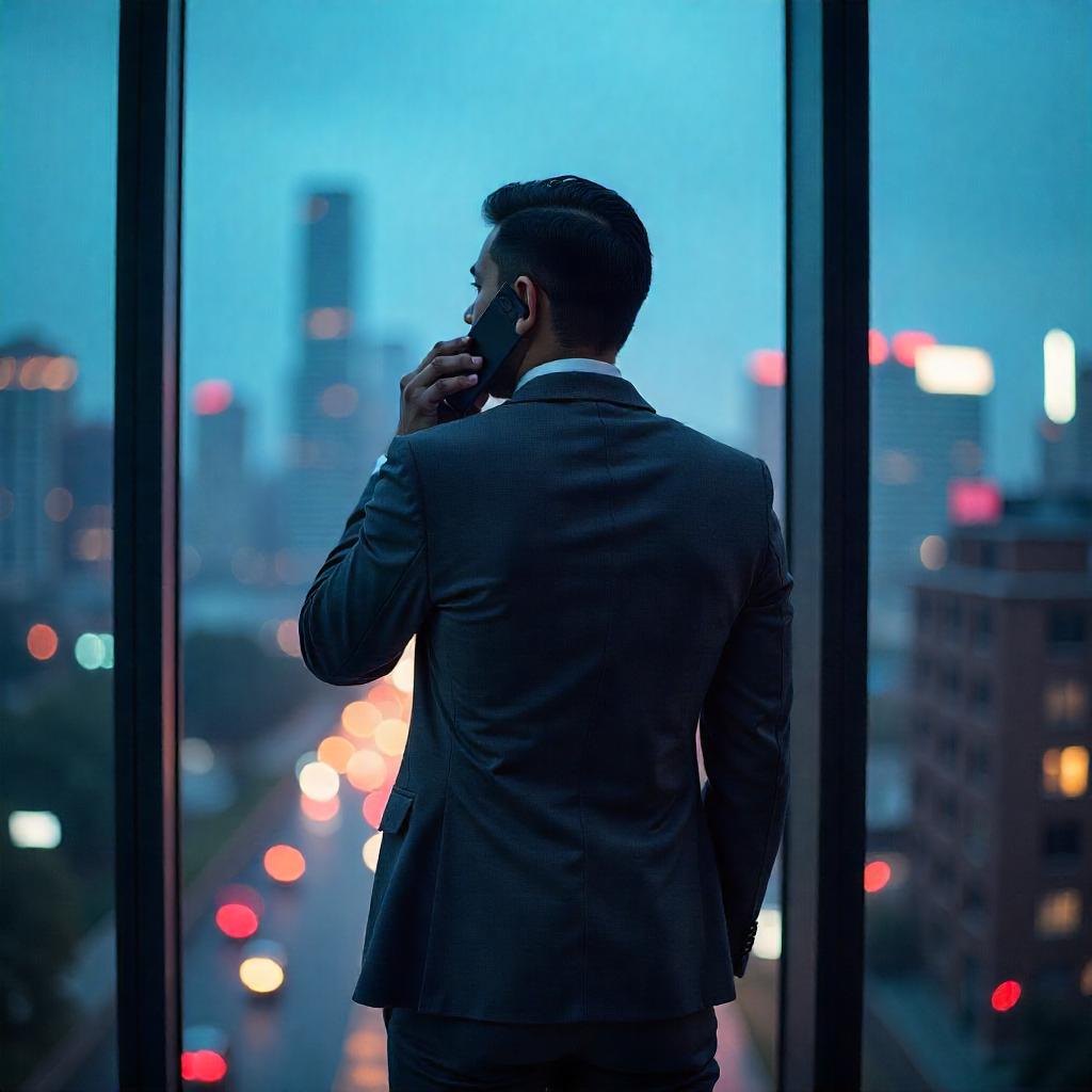 Edder Palafox en su oficina